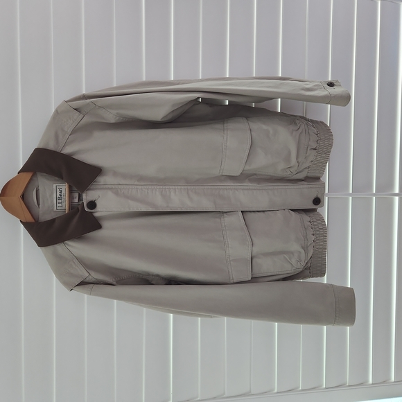 Vintage LLBean Timberline Shirt from the 1980'S to 1990s, made in the USA, men's size L. cotton gray type Vintage Second Hand main image 1
